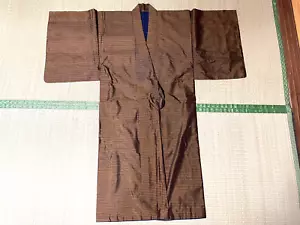 JAPANISCHER KIMONO Vintage japanisches traditionelles Herrenmaterial unbekannt GEBRAUCHT - Bild 1 von 2
