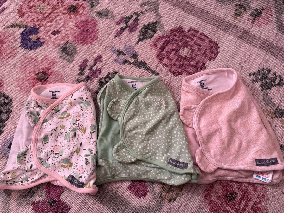SwaddleMe by Ingenuity Easy Change Swaddles Size Small/Medium 3 PACK - Image 1 of 1