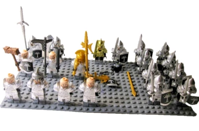 Lego Lord of the Rings Knights Battle Army Huge Lot of 19 Set King Accessories - Image 1 of 4