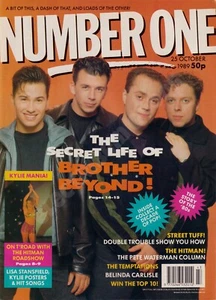 NUMBER ONE MAGAZINE BROTHER BEYOND D-MOB HALO JAMES 25 OCTOBER 1989 - Picture 1 of 2