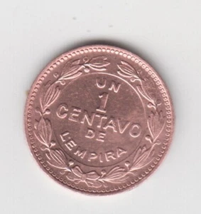 HONDURAS 1992. 1 centavo de lempira. Coat of Arms (pyramid without clouds) - Picture 1 of 2