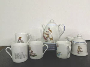 Childs Nursery Rhymes Plates Metropolitan Museum Of Art Plates/ Teacups Reutter - Picture 1 of 24