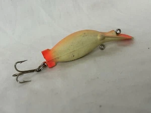 Luhr Jensen Hot Shot Mark 2 Vintage Crankbait - Yellow/Orange - Fishing Lure - Picture 1 of 8