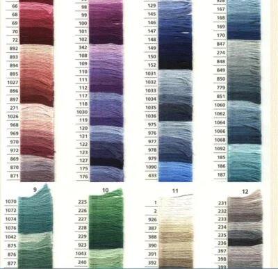 Anchor mouline, embroidery floss, cotton tread for stitching - Image 1 of 4