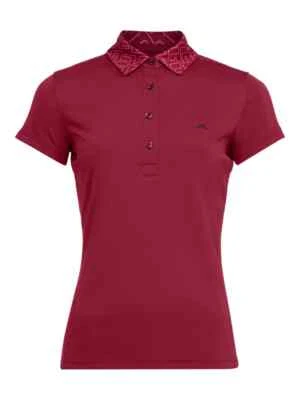 J.LINDEBERG J Lindeberg Women's Cara Golf POLO GWJT05642 Q252 Anemone Pink Small NEW NWT