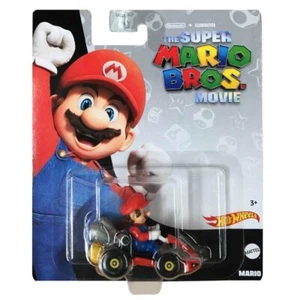 Hot Wheels The Super Mario Bros Movie Mario With Kart - Picture 1 of 1