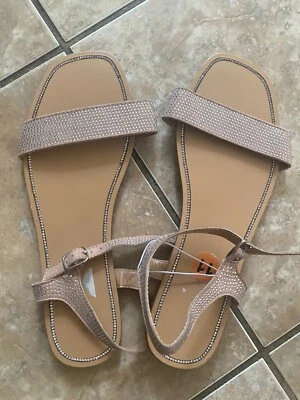 Sandalias planas con tiras pedrería ANDIAMO 11 Foto 1 de 3