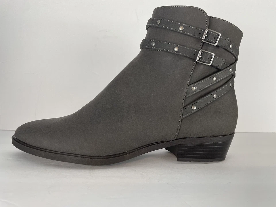 Botines Chaps talla 9,5 B Shauna para mujer gris jaspeado imitación cuero Foto 1 de 4