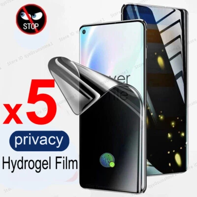 5X Privacy Screen Protector For Various Phones Anti Spy Peeping Soft Film Cover - Image 1 of 4