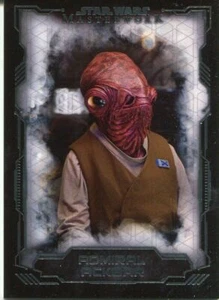 Star Wars Masterwork 2016 Base Card #48 Admiral Ackbar - Picture 1 of 1
