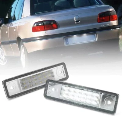Luz LED número matrícula para Opel Vauxhall Corsa B Astra F G Vectra Omega Foto 1 de 4