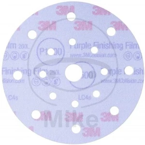 3M Hookit A/O Oxide Purple Hook/Loop Disc Film Backing P1000 Grit Fine 6in,34782 - Picture 1 of 2