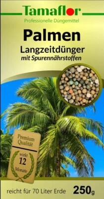 TAMAFLOR Dünger Palmen Pflanzen wirkt 12 Monate NPK Profi Düngemittel staubfrei NEU