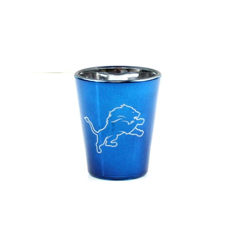 NFL Detroit Lions 2 oz Laser Color Style Shotglass Cover