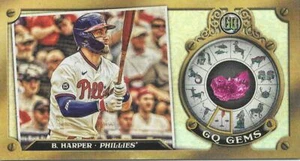 2022 Gypsy Queen BRYCE HARPER GQ Gems Minis - PHILADELPHIA PHILLIES - #GGM-2 - Picture 1 of 1