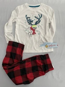 Cat & Jack boys 2 piece pajama set Christmas size XS(4/5) NWT - Picture 1 of 3