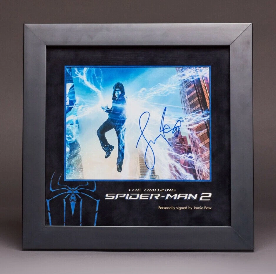 The Amazing Spider-Man 2 Signed Photo Display – Jamie Foxx as Electro - Image 1 of 1