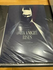 The Dark Knight Rises Movie Poster Mondo Art Olly Moss Batman Christopher Nolan