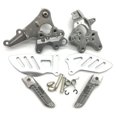 Soporte de estriberas delanteras plateadas para Suzuki GSXR600/750 2011-2018 GSX-R1000 09-18 Foto 1 de 4