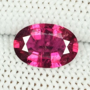 1,79 ct MIND BLOWING BEST PURPLE PINK RED NATUR RUBELITE OVAL Cut SIEHE VDO 2C+ - Bild 1 von 3