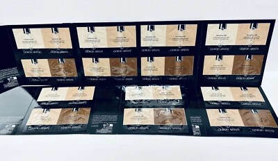 7 Giorgio Armani Luminous Silk Multi-purpose Glow Concealer Sample Card 4 Shades - Image 1 of 3