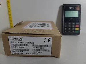 Ingenico ICM122-31T2647A schwarz tragbares mobiles POS Terminalgerät Chipleser - Bild 1 von 4