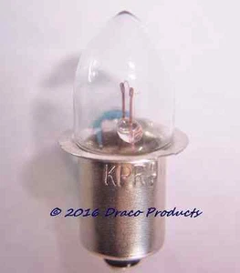 KPR104, KPR4 (K4) Krypton PR Bulb Lamp 2.2V .47A for 2AA, 2C, 2D-Cell Flashlight - Picture 1 of 3
