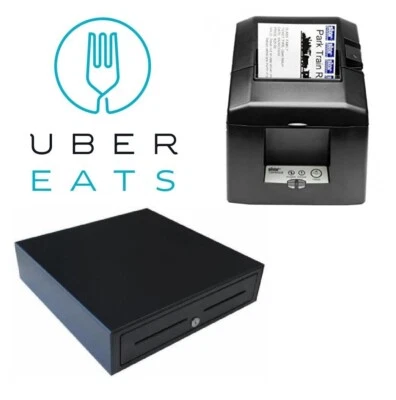 Uber Eats 100% compatible TSP654IIBI  Bluetooth Receipt Printer & Cash Drawer - Image 1 of 2