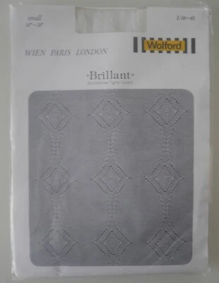 Absolute Rarity: ¡Medias Wolford Brillant! Talla: S! Color: Crudo (Blanco) B-Stock Foto 1 de 3