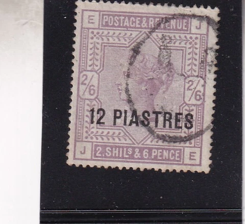 0003 British Levant  1885 Mi 3 Queen Vctoria good quality see scan Cover