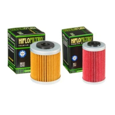 Filtro de aceite Hiflofiltro 1º y 2º compatible con Husqvarna 701 Enduro (2016 a 2022) Foto 1 de 4