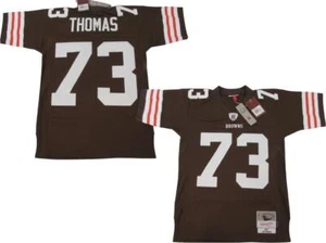 New 2007 Joe Thomas #77 Cleveland Browns Mens Sizes Mitchell & Ness Jersey $160 - Picture 1 of 13