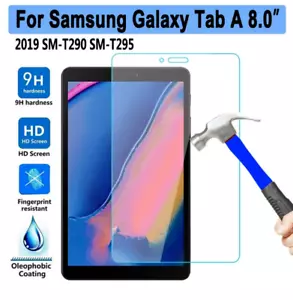 3Pcs Tempered Glass Screen Protector For Samsung Galaxy Tab A 8.0 SM-T290/T295 - Picture 1 of 6
