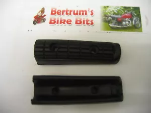 TRIUMPH DAYTONA SPEED TRIPLE TRIDENT FRONT REAR FOOTREST RUBBERS FOOT REST PEG - Picture 1 of 1