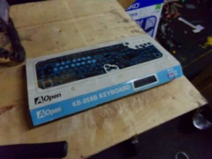 NEW AOpen KB-858B Wired Keyboard *FREE SHIPPING* - Picture 1 of 3