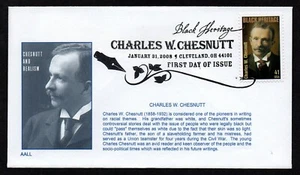USA, SCOTT # 4222, AALL FDC COVER OF CHARLES W. CHESNUTT, YEAR 2008 - Picture 1 of 1