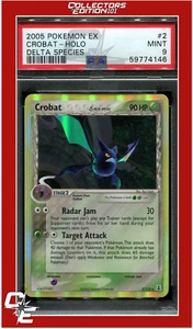 EX Delta Species 2 Crobat Holo PSA 9 - Picture 1 of 2