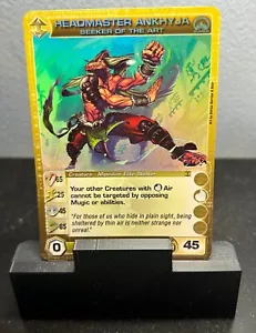 CHAOTIC SUPER RARE HEADMASTER ANKHYJA SEEKER OF THE ART CARD - Picture 1 of 2
