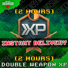 2 HOURS Call of Duty Modern Warfare 3 III Double Weapon XP Codes 2XP CoD MW3