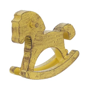 Estatuilla de caballo de madera: decoración animal rústico estatua escultura moderna - Imagen 1 de 18