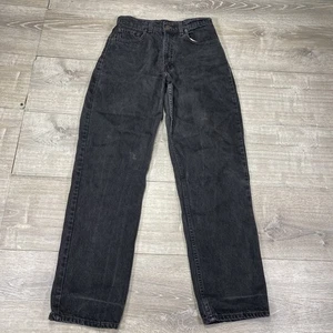Levis 550 Jeans Mens Pants Black Relaxed Fit Tapered USA 32X32 Vintage - Picture 1 of 13