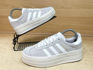 Adidas Gazelle Bold Platform Grey & White Trainers Size UK 5 - Picture 1 of 18