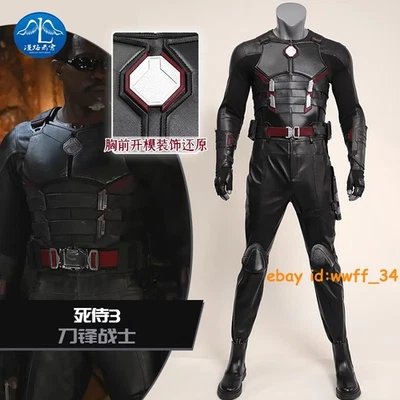 Deadpool 3 Hojas Disfraz Cosplay Hombres Chaleco Pantalones Zapatos Trajes Accesorios Halloween Foto 1 de 4