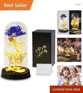 Geschenke für Frauen Galaxie Rosen im Glas Licht DesignRomantisch Geschenk Mu... - Bild 1 von 12