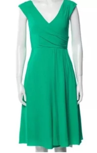 Vestito donna Kate Spade Little verde aderente e svasato taglia 8