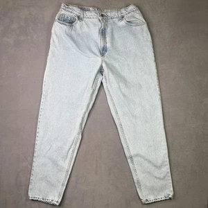 Vintage Levis 551 Jeans Damen 18 Medium Light Wash Relaxed Tapered Made USA 90s - Bild 1 von 12