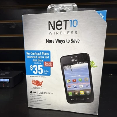 Net10 Wireless LG Optimus Fuel (3G) Pre Paid Phone New Sealed - Image 1 of 3