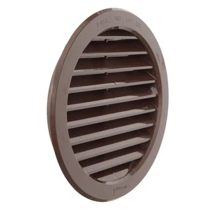 La Ventilazione T16RM Griglia Tonda in Plastica da Incasso, Marrone, ø 190 bJCe - Foto 1 di 18