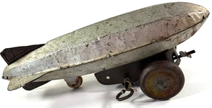 Antique Wind-Up Blimp Airship toy clockwork Marx zeppelin - Picture 1 of 18