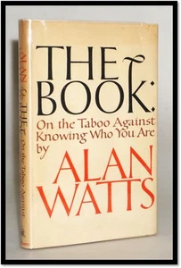 Alan Watts / Book On the Taboo Against Knowing Who You Are / Hindu / 1st Ed 1966 - Picture 1 of 4